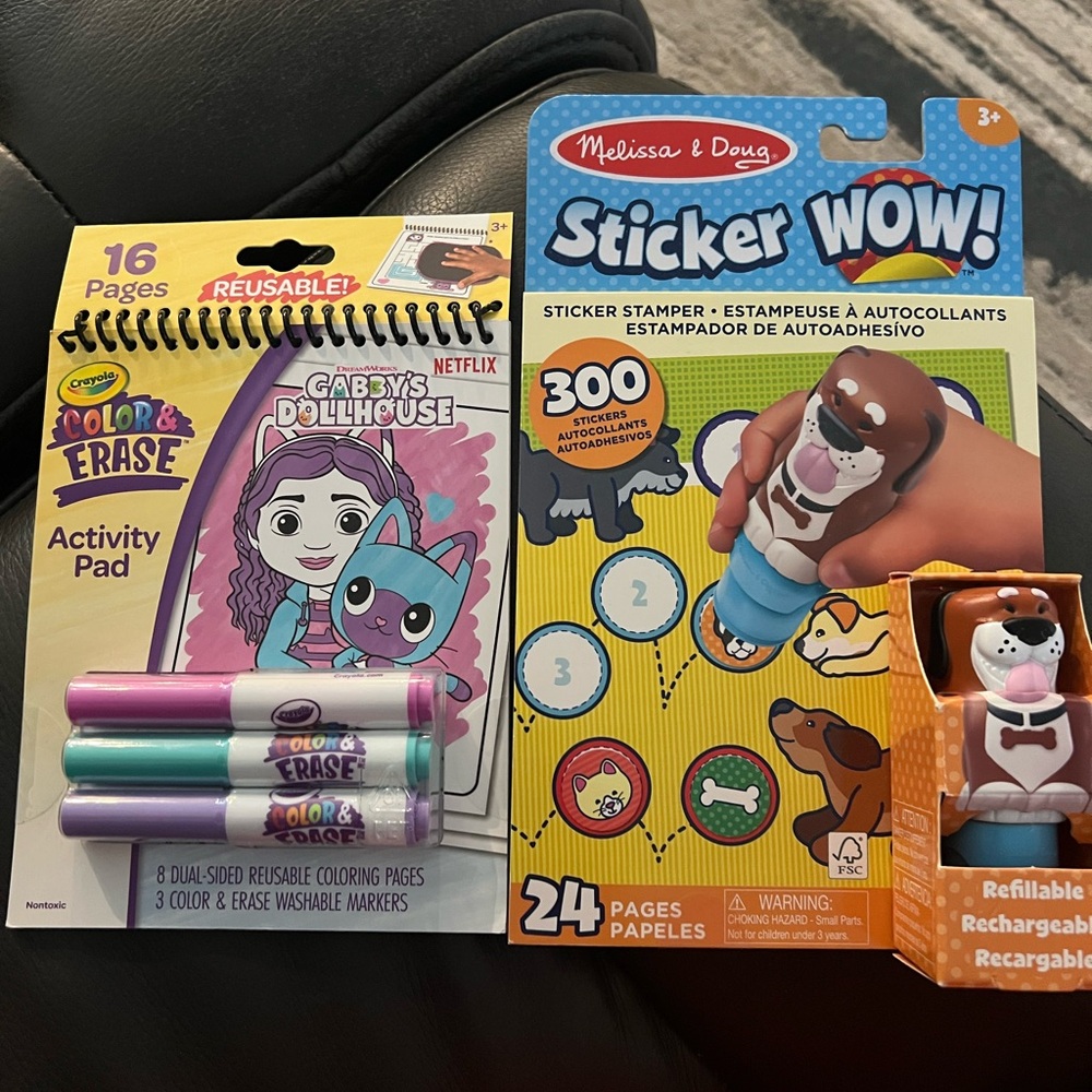 NWT Set 2 coloring books